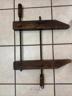 HARGRAVE Wood Clamps 18 X 22 Cabinetmaker / Victorian Matched Pair
