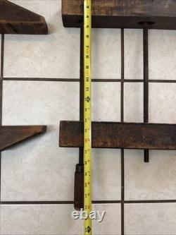 HARGRAVE Wood Clamps 18 X 22 Cabinetmaker / Victorian Matched Pair