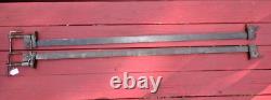 HARTFORD CLAMP CO. Pair of (2) Vintage Woodworkers 48 Bar Clamps, USA