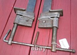 HARTFORD CLAMP CO. Pair of (2) Vintage Woodworkers 48 Bar Clamps, USA