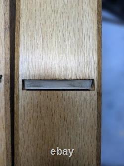 Hand Plane Blades Set Four Steel Rusty Chipped Used Timeworn Condition