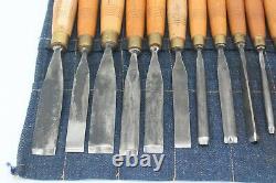 Henry Taylor Acorn 18 Sheffield England Wood Working Carving Gouges Chisel Tools