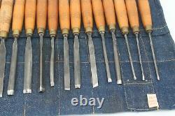 Henry Taylor Acorn 18 Sheffield England Wood Working Carving Gouges Chisel Tools