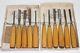 Henry Taylor Wood Carving Tools Lot of 11 Gouges & Chisels