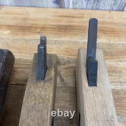 Hinoya 4 Piece Planer Set Japanese Woodworking Tools Used Condition