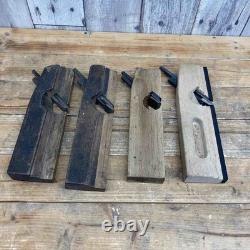 Hinoya 4 Piece Planer Set Japanese Woodworking Tools Used Condition