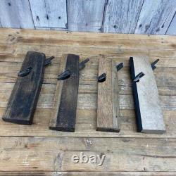 Hinoya 4 Piece Planer Set Japanese Woodworking Tools Used Condition