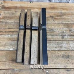 Hinoya 4 Piece Planer Set Japanese Woodworking Tools Used Condition