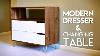 How To Make A Modern Dresser Changing Table Woodworking