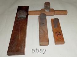 Huge! LOT 38 JAPANESE Wood Plane KANNA & Chisel NOMI lot Set F45611