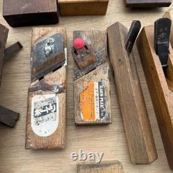 Huge! Lot 26 JAPANESE style WOOD PLANE / KANNA SET Bulk sale F45585