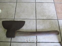 Huge Vintage 12-1/2 Broad Axe Collectible Woodworking Tool