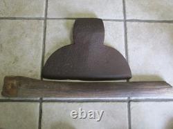 Huge Vintage 12-1/2 Broad Axe Collectible Woodworking Tool