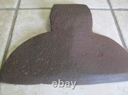 Huge Vintage 12-1/2 Broad Axe Collectible Woodworking Tool