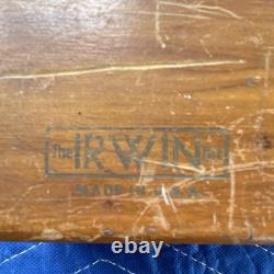 IRWIN Vintage Drill Bit Set Holdall No. 732-10 IN Brace Woodworking Tool
