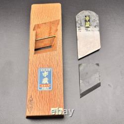 Ichizo Japanese Woodworking Plane 48mm Blue Steel, Double Blade, Rare NOS