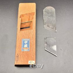 Ichizo Japanese Woodworking Plane 48mm Blue Steel, Double Blade, Rare NOS