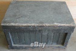 Incredible Antique 19th Century Cabinetmaker Carpenter & Woodworking Tool Chest