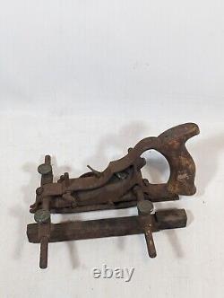 J. Siegley 1890 Patent Combination Plow Plane Wood Fence Carpenter Woodworking