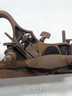 J. Siegley 1890 Patent Combination Plow Plane Wood Fence Carpenter Woodworking