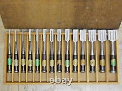 JAPANESE CHISEL 14-piece special set Sadahiro from JAPAN b47