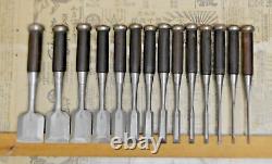 JAPANESE CHISEL 14-piece special set Sadahiro from JAPAN b47