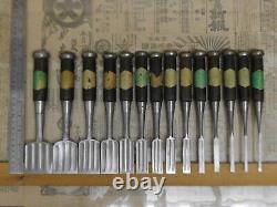 JAPANESE CHISEL 14-piece special set Sadahiro from JAPAN b47