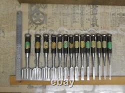 JAPANESE CHISEL 14-piece special set Sadahiro from JAPAN b47