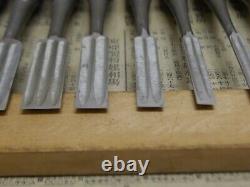 JAPANESE CHISEL 14-piece special set Sadahiro from JAPAN b47