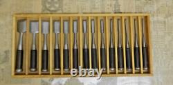 JAPANESE CHISEL 14-piece special set Sadahiro from JAPAN b47