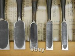 JAPANESE CHISEL NOMI Set of 10 all From Japan b83