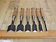 JAPANESE DOVETAIL CHISEL Sinogi-style Nomi Set of 6 from JAPAN b74