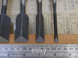 JAPANESE DOVETAIL CHISEL Sinogi-style Nomi Set of 6 from JAPAN b74