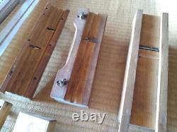 JAPANESE style WOOD PLANE KANNA lot 6 carpenter tools DAIKU USED Vintage