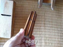 JAPANESE style WOOD PLANE KANNA lot 6 carpenter tools DAIKU USED Vintage