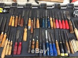 JOBLOT VINTAGE OLD WOODWORKING TOOLS 170+ ITEMS PLANES/CHISELS/HAMMERS Etc