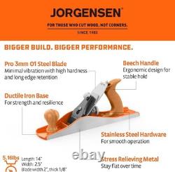 JORGENSEN No. 5 Hand Planer Wood Planer for Flattening Jack Plane for Woodworking
