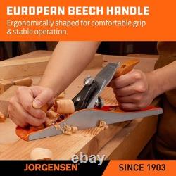 JORGENSEN No. 5 Hand Planer Wood Planer for Flattening Jack Plane for Woodworking
