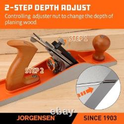 JORGENSEN No. 5 Hand Planer Wood Planer for Flattening Jack Plane for Woodworking