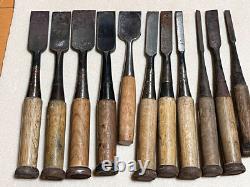 Japanese Carpenter Engraving Tool 11pcs/set Woodworking Gouges Tools Japan Japanese Carpenter Engraving Tool 11pcs/set Woodworking Gouges Tools Japan