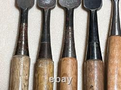 Japanese Carpenter Engraving Tool 11pcs/set Woodworking Gouges Tools Japan Japanese Carpenter Engraving Tool 11pcs/set Woodworking Gouges Tools Japan