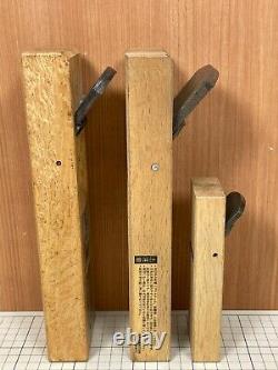 Japanese Carpenter Tool Kanna Hand Plane Shave Woodworking DIY 3-piece set