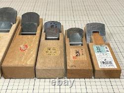 Japanese Carpenter Tool Kanna Hand Plane Shave Woodworking DIY 7-piece set