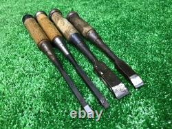 Japanese Carpentry Tools Nomi Chisels 16-Piece Set Vintage Style