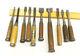 Japanese Chisel Nomi Carpenter Tool Set of 10 Hand Tool wood working