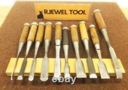 Japanese Chisel Nomi? Carpenter Tool Set of 10 Hand Tool wood working