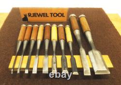 Japanese Chisel Nomi Carpenter Tool Set of 10 Hand Tool wood working