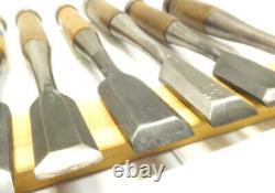 Japanese Chisel Nomi Carpenter Tool Set of 10 Hand Tool wood working