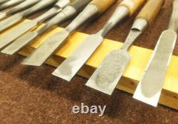 Japanese Chisel Nomi? Carpenter Tool Set of 10 Hand Tool wood working