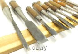 Japanese Chisel Nomi? Carpenter Tool Set of 10 Hand Tool wood working